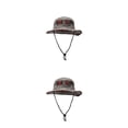 thumbnail image 1 of Sonducket Sombrero de pesca Reemplazo vintage Unisex Moda a prueba de sol A prueba de viento Cordón Fácil a juego Gorra Sombrero Verde Verde 2piezas, 1 of 6