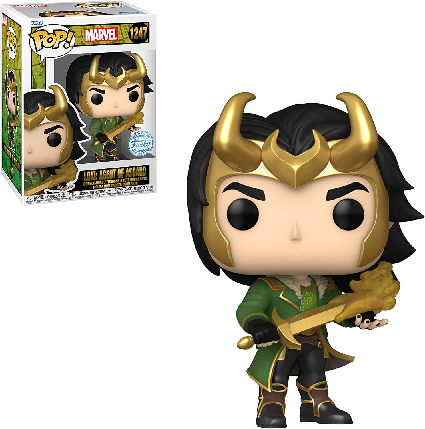 ロキ　POP funko Amazon.com: Funko POP Marvel: Loki - Kid Loki, Multicolor, 3.75