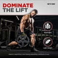 thumbnail image 4 of WYOX Weight Lifting Gloves Green XL, Gym Gloves for Men & Women, Padded Weight Lifting Gloves, Wrist Wrap Support, 4 of 10