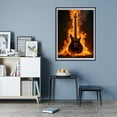 thumbnail image 7 of Diamond Art Kit for Adults, Guitar Fire Blaze Rock Music Diamond Painting for Adults Beginners, 5D DIY Diamond Art Painting Kits, Colorful Diamond Painting Craft for Home Decor 12x16, 7 of 7