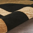 thumbnail image 5 of Ox Bay Aura 5'2" x 7'2" Black/Cream Abstract Performance Indoor Area Rug, 5 of 8
