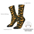 thumbnail image 4 of Hirioo Funny Fox by the Field Pattern Adult Middle Tube Socks Breathable Sock Non-Pilling,Contrasting Color Design, 4 of 6