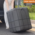 thumbnail image 6 of SharkTRUE Grey Checkered 180L Extra Large Clothes Storage Bin for Moving and Organization, 6 of 7