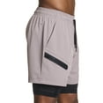 thumbnail image 3 of Reebok Men's and Big Men's Power Up 2-in-1 Woven Shorts (6" Inner, 9" Outer Inseam), Sizes XS-3XL, 3 of 5