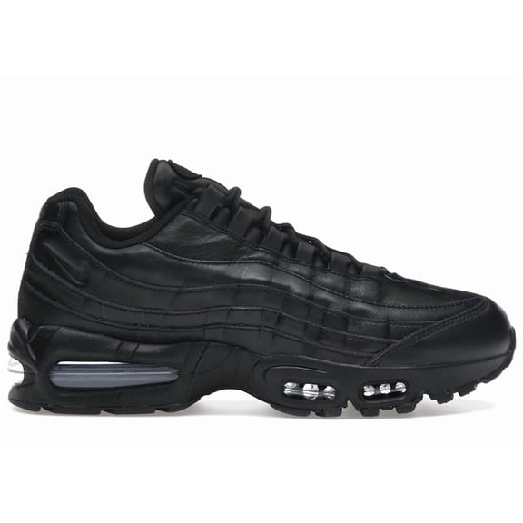 Nike Men's Air Max 95 QS Big Bubble Black Leather Shoes, from StockX