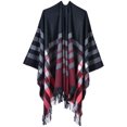 thumbnail image 3 of Oversize Open Front One Piece Knitted Cardigans Sweaters Outwear Coat Shawl for Women, 3 of 3