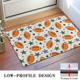 thumbnail image 3 of Colorful Footballs and Stars Pattern Door Rugs,Washable Non Slip Door Mats Indoor,Decorative Door Mats,Entry Mat Indoor for Entrance,Bedroom,Kitchen,Bathroom,16"x24", 3 of 6