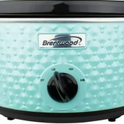 Brentwood 3.5-Quart Diamond-Pattern Slow Cooker (Blue)
