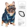 thumbnail image 3 of Haiem Cartoon Surfer Sharks for Winter Dog Hoodie Sweatshirts with Pockets Warm Dog Clothes for Small Dogs Chihuahua-XX-Large, 3 of 7
