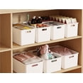 thumbnail image 2 of Caja de almacenamiento de escritorio, caja de almacenamiento, caja de organización, armario de cocina for el hogar, cesta de almacenamiento, cajón, armario, cesta diversa con tapa, 2 of 5