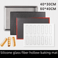 thumbnail image 1 of Estera hueca de silicona para hornear, estera de fibra de vidrio para hornear, estera de hojaldre para galletas, estera para horno para hornear, 1 of 4