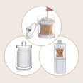 thumbnail image 2 of Stylish Acrylic Q-Tip Dispenser: Keep Your Swabs Organized & Accessible!, 2 of 4