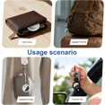 thumbnail image 7 of Air Tracker Tag 2 Pack [Apple MFi Certified] with Find My(iOS Only), Key Finder with No App Needed, Waterproof, 365-Day Standby,Wallet Key Bag Luggage Tracker, 7 of 7