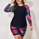 thumbnail image 1 of Trajespara mujer bikinis de manga larga para mujer trajes de surf pantalones cortos trajes de buceo con almohadillas para el pecho y sin soportes de acero trajesconservadores rojo 4XL, 1 of 6