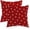 Rouge2, variante sur Housses de Coussin de la Saint-Valentin 20x20 Ensemble de 2, Coussins Décoratifs Cœurs Blancs Rouges pour Maison Canapé Extérieur