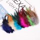 thumbnail image 4 of XmhyTop-A Plumas para manualidades, 100 piezas de 3 a 5,9 pulgadas, plumas para manualidades, plumas a granel para bodas, fiestas en casa, suministros para atrapasueños y manualidades, azul oscuro, 4 of 5