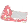 thumbnail image 5 of Flamingo Throw Blanket for Women Soft, Fleece Blanket Washable Bed Blanket Lightweight Blanket Travel for Sofa, Couch, Men (50"x40"), 5 of 5