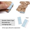 thumbnail image 2 of AmPm Hair Extensions for Women Tape In 20pcs 22 Inch 50g /Medium Brown/ Ombre 100% Remy Human Hair Balayage Rooted Hair Invisible Seamless Skin Weft Double Side Tape Hair, 2 of 8