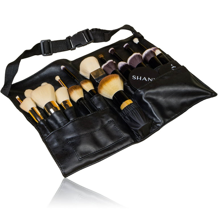 Objector vride Revolutionerende SHANY Urban Gal Collection Professional Makeup Apron - Makeup Artist Brush  belt - Leather - Walmart.com
