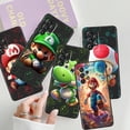 thumbnail image 2 of Mario Bros Game Art For Samsung A53 A52 A33 A32 A51 A71 A21S A13 A73 A50 A22 A23 A03 A72 A54 A12 5G Black Phone Case, 2 of 5