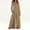 (Fashion 34)Khaki, variant on Aimik Womens Beige Jumpsuits Long Sleeve Crew Neck Wide Leg Jumpsuits Fall Casual Comfortable Loose One Piece Jumpsuit for Women