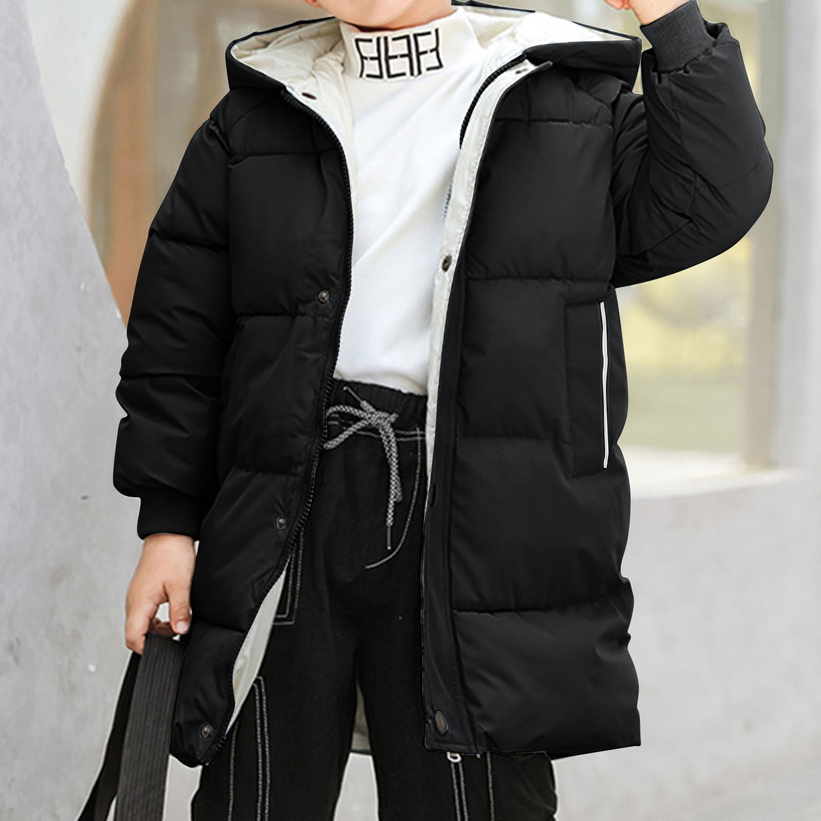 Doudoune Polaire Enfant Garçon/fille Taille 140 (7-8 Ans) - Chaude, Fermeture éclair, Pour Hiver Et Extérieur
