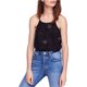 thumbnail image 1 of Free People - Blusa de lentejuelas con estrellas para mujer, color negro, grande, 1 of 1
