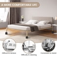thumbnail image 4 of 4/6 Pzas Elevador de Cama Redondo de 4 Pulgadas Resistente para Muebles Elevador de Cama de Plástico Elevador de Sofá Elevador de Sofá Elevador de Patas de Mesa Elevación en Altura de 3.2 Pulgadas pa, 4 of 10