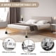 thumbnail image 4 of 4/6 Pzas Elevador de Cama Redondo de 4 Pulgadas Resistente para Muebles Elevador de Cama de Plástico Elevador de Sofá Elevador de Sofá Elevador de Patas de Mesa Elevación en Altura de 3.2 Pulgadas pa, 4 of 10
