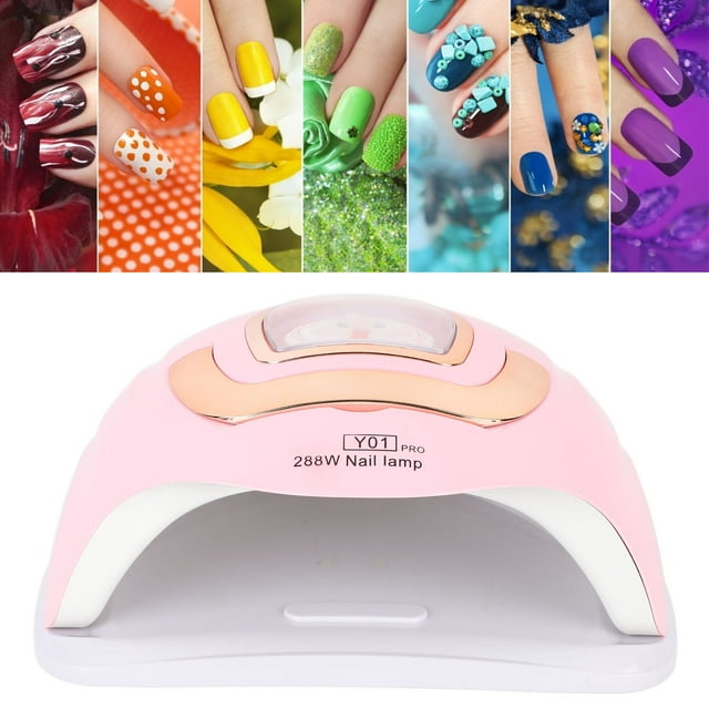 Dioche LED Nail Lamp, High Power Professional Nails Gel Polish Nail Dryer Machine, 58PCS Lamp Beads, Heat Dissipation and Security Features
