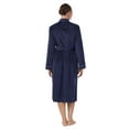 thumbnail image 2 of Aria Women's Stretch Velour Long Sleeve Wrap Sleepwear Robe with Pockets, Sizes XS-5X, 2 of 5