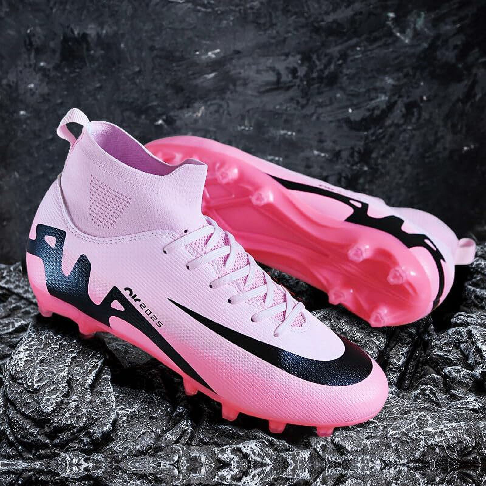 Men's Women's Soccer Shoes Boys Gold-Soled Spikes Football