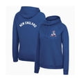 thumbnail image 1 of Mitchell & Ness - Sudadera con capucha para mujer con cuello embudo de la NFL, azul, pequeña, 1 of 1