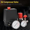 thumbnail image 4 of Air Compressor Pressure Switch with Gauges - Central-Pneumatic Compressor Parts for Precise Air Regulation, 4 of 9