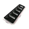 thumbnail image 4 of 1Pair Car Front Bonnet Hood Vent Louver Decorative Sticker Black Scoop Cover Air-Flow Inlet Cooling Universal for BMW For A-U-D-I For Honda, 4 of 6