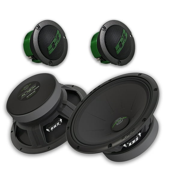 Deaf Bonce Car Audio 8 Midrange Speakers 340W & 1 Neodymium Tweeters 140W