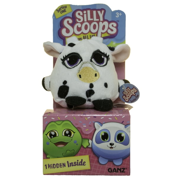 Series One Silly Scoops Plush Toy with Surprise Plush - Cookies 'N Cream Cow - Walmart.com