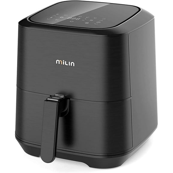 Milin XL 5.8 qt Air Fryer, Black - 7 Presets