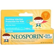 Neosporin + Pain Relief Cream 0.5 oz (Pack of 4)