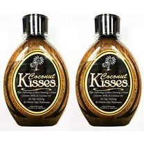 Lot of (2) Ed Hardy COCONUT KISSES Golden Tanning Lotion, 13.5 oz