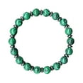 thumbnail image 3 of Handmade Bracelet - Natural Malachite Beaded Chain for Mind Blessing and Fortune - Unique for All Occasions, 3 of 6