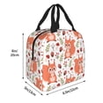 thumbnail image 2 of Yiaed Squirrel And Print Insulated Lunch Bag Reusable Cute Tote Lunch Box, Leakproof Cooler Lunch Bags for Work Office Travel School Picnic, 2 of 5