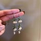 thumbnail image 4 of French Retro Elegant White Lily In Valley Earrings Sweet And Gentle Niche, 4 of 5
