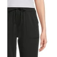 thumbnail image 3 of Athletic Works Women's and Women's Plus Knit Capri Pants, 22" Inseam, Sizes XS-4X, 3 of 5