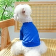 thumbnail image 6 of Solid Color Dog Pullover T-shirt for Medium Dogs to Large Dogs for Spring Basic Solid Color Cloth with Funny Words-, 6 of 7