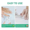 thumbnail image 5 of Professional Cuticle Trimmer Nail Cuticle Cutter Stainless Steel Cuticle Nippers with Sharp Blades of Cuticle Remover Clippers Manicure Tools Double Spring - Pedicure Nail Tools (Silver - 4 Pack), 5 of 9