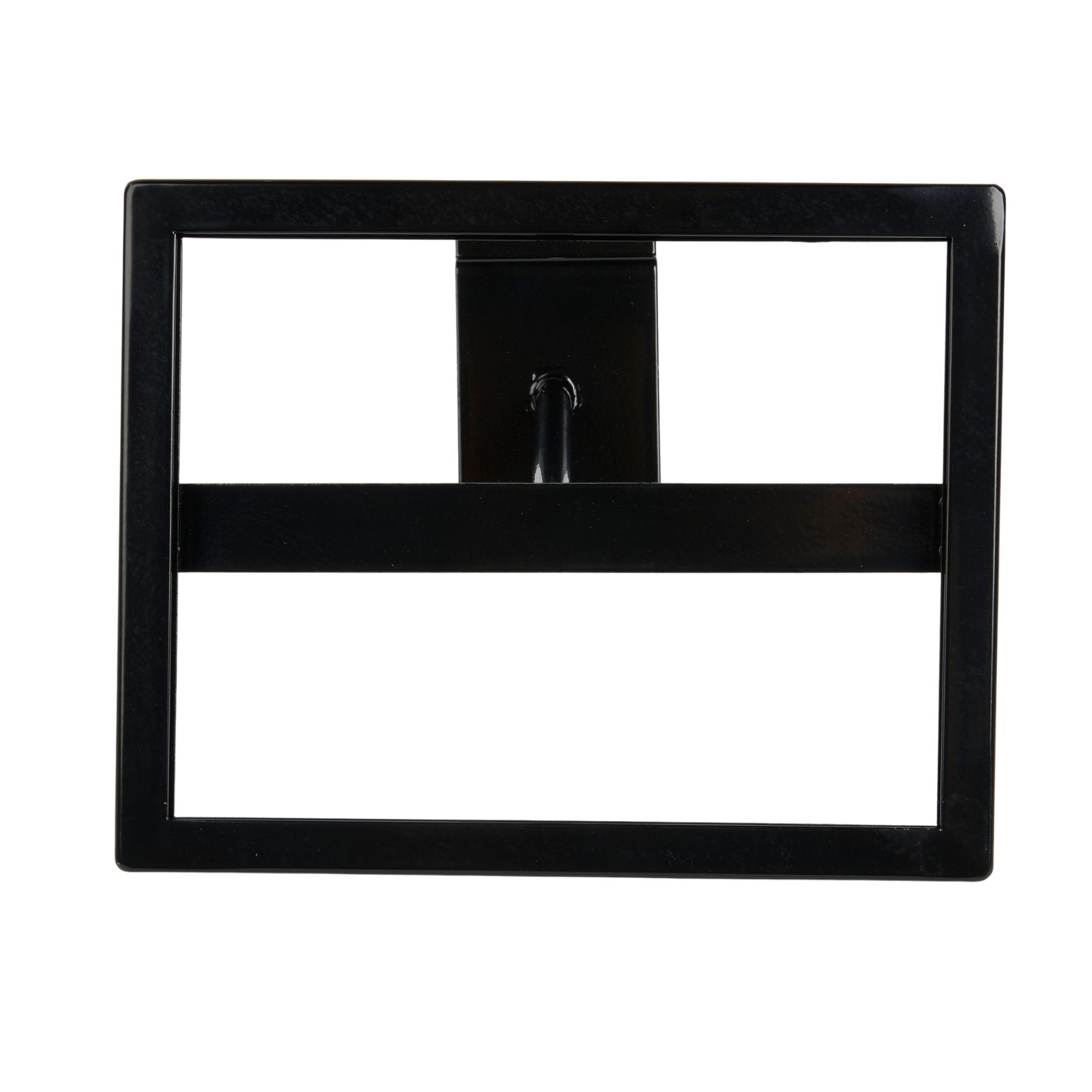 Slatwall H Unit Metal Sign Holder - Black 44x7