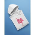 thumbnail image 3 of Flamingo Flower Hoodie Women -SPIdeals Designs, Female 5X-Large, 3 of 4