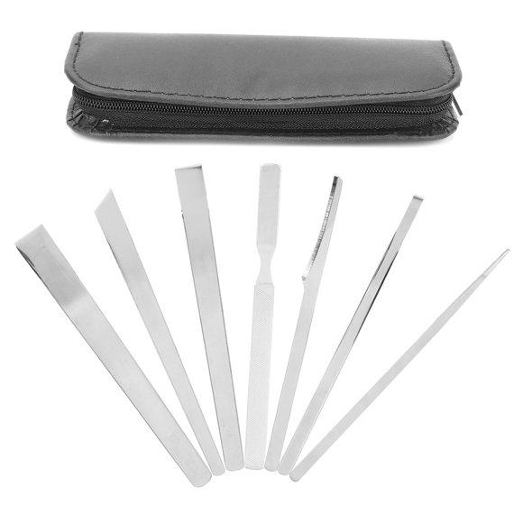 Toenail Clipper Set, Complete Tools Durable Foot Repair Blade Kit 7pcs Stainless Steel for Ingrown Nail for Foot Fingernail Care