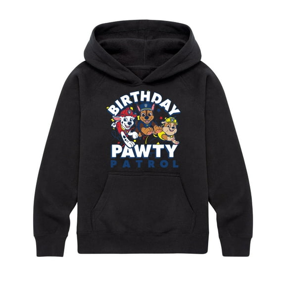 Paw Patrol - Birthday Pawty Patrol - Toddler And Youth Pullover Hooded Fleece Sweatshirt